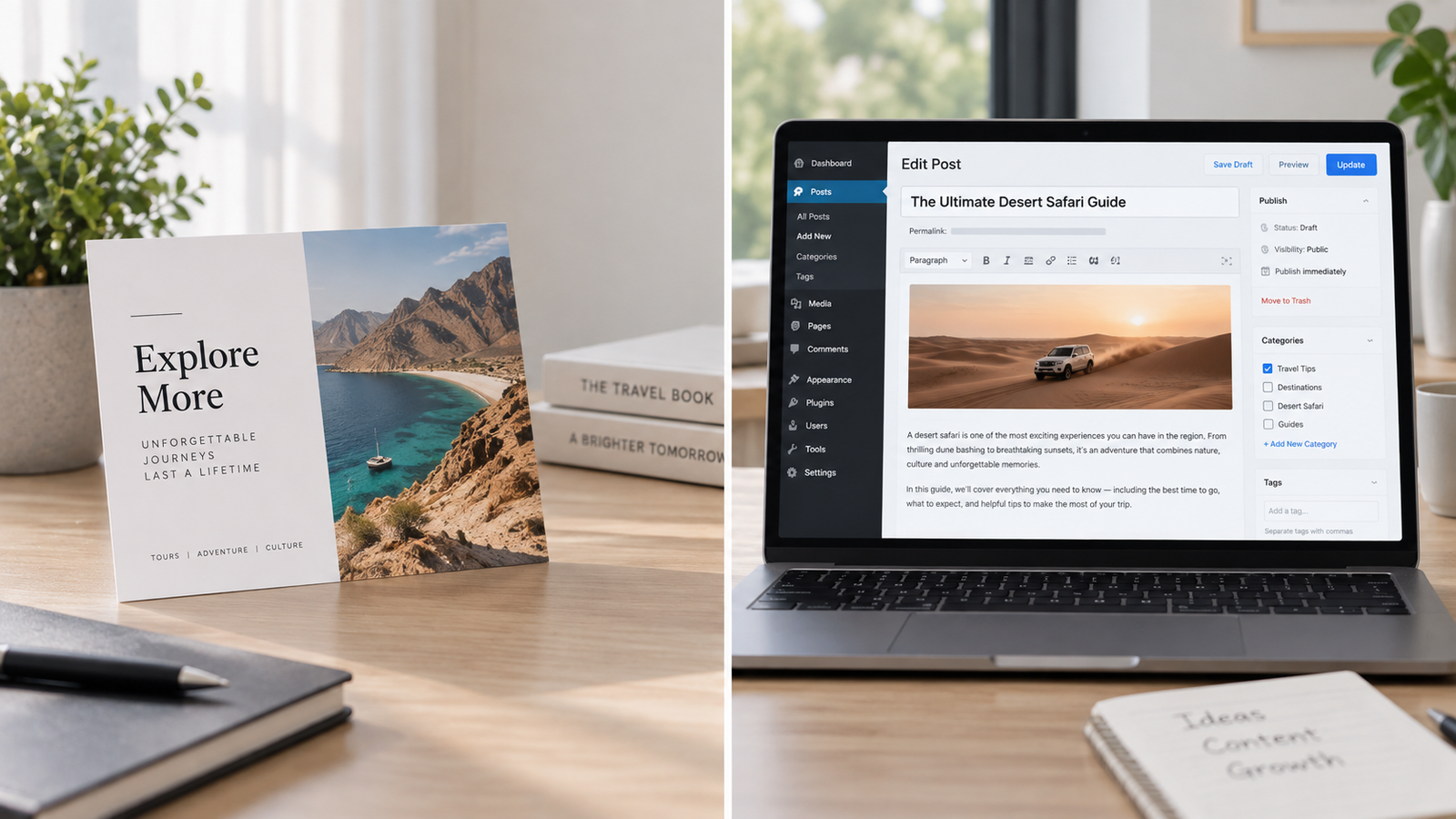 Static website vs CMS for small business
